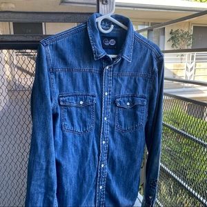 Light Denim Button Up by Cheap Monday